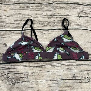 MeUndies Martini Themed Triangle Bralette Size XS